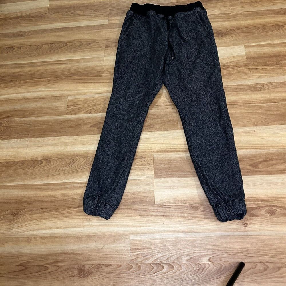 Crooks And Castles‎ Black Elastic Band Joggers Size Medium Snoop Dogg